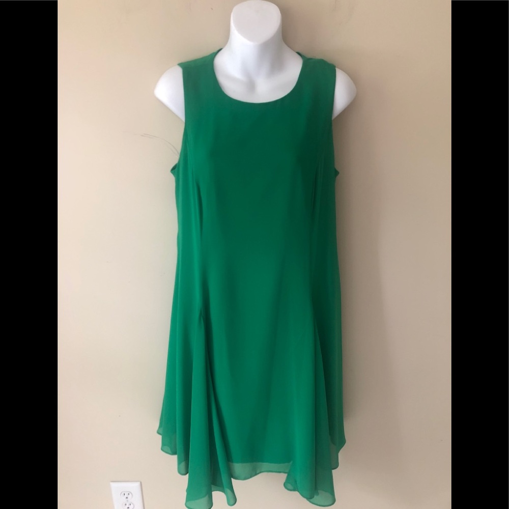 Lauren Ralph Lauren Green Sleeveless Dress Size 4
